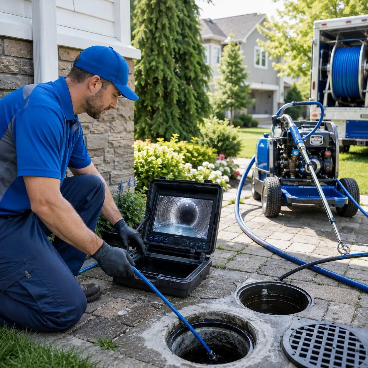 Outdoor drain cleaning professionals serving Cockeysville, MD